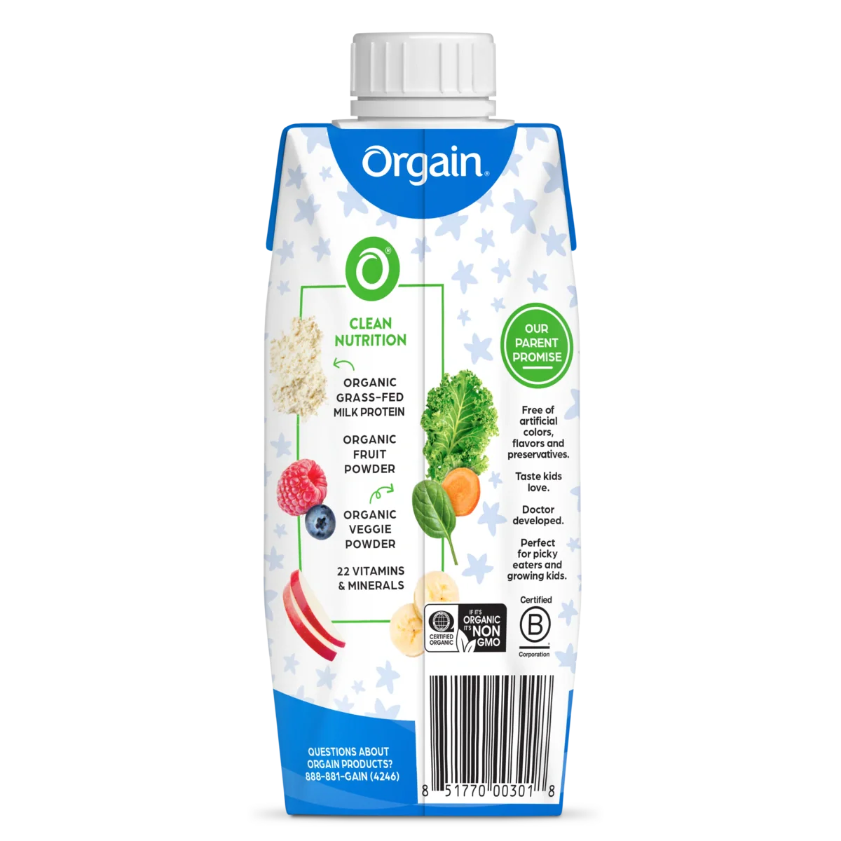 Kids Protein Organic Nutrition Shake - Vanilla