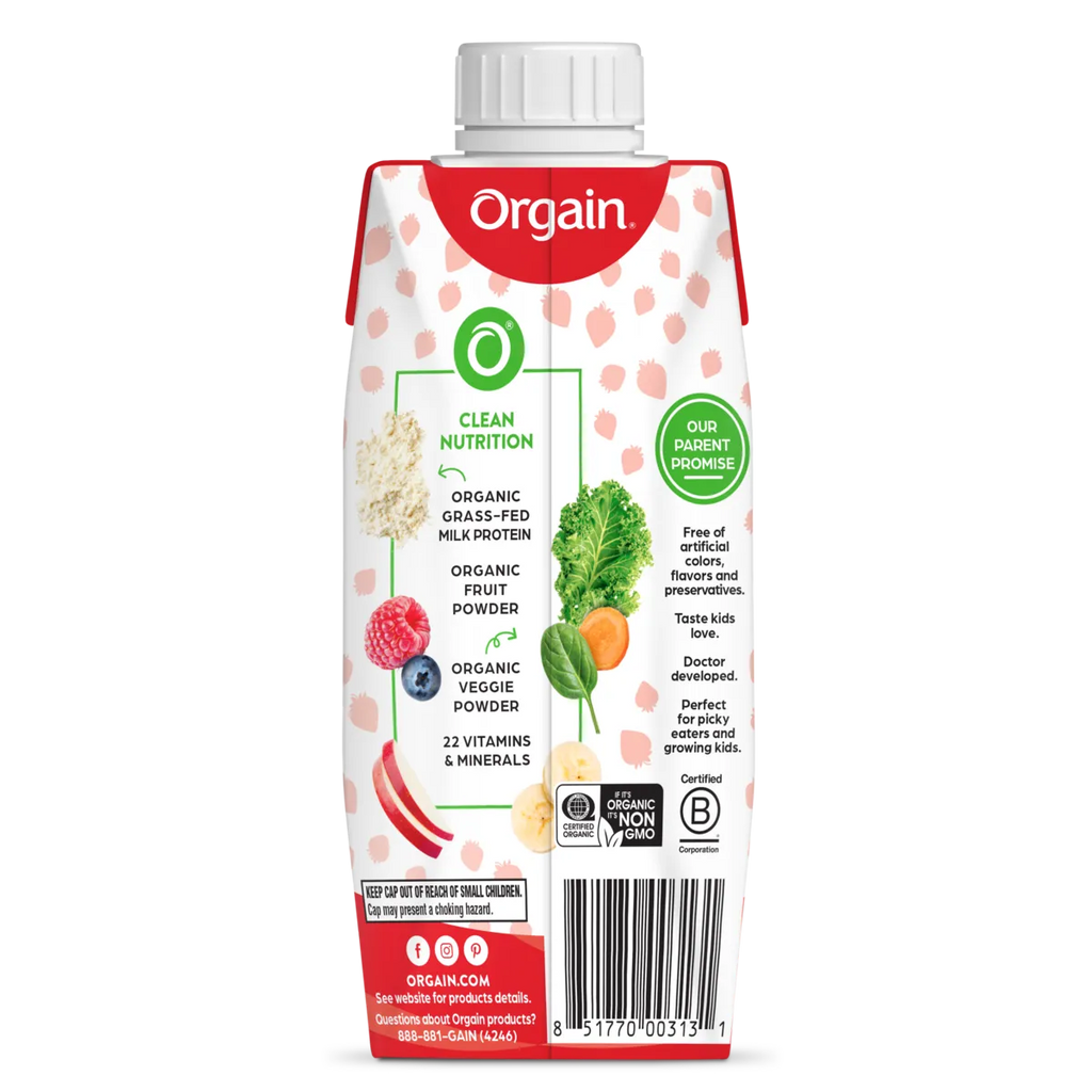Kids Protein Organic Nutrition Shake - Strawberry