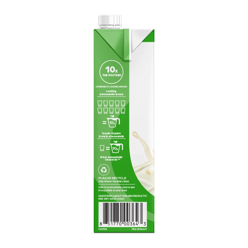 Organic Protein™ Almond Milk - Unsweetened Vanilla