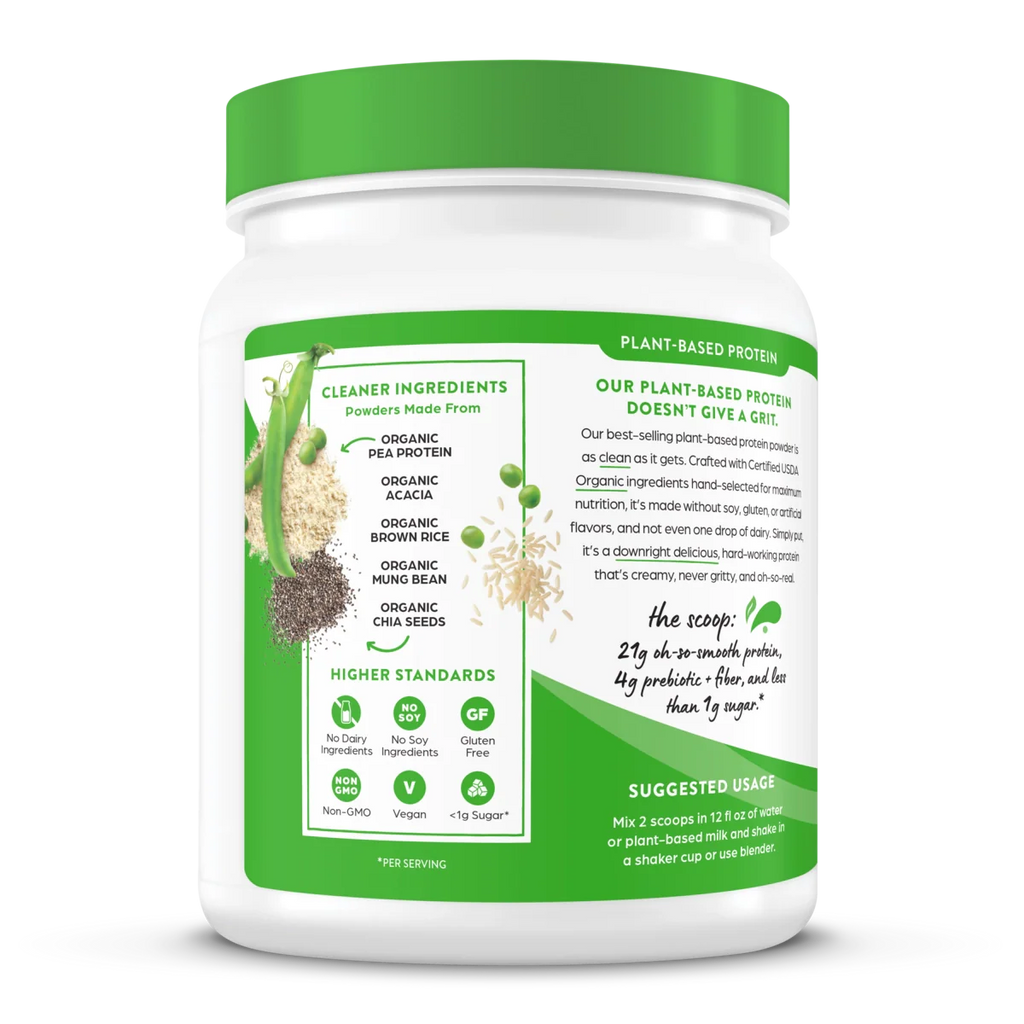 Organic Protein™ Plant Based Protein Powder - Vanilla Bean