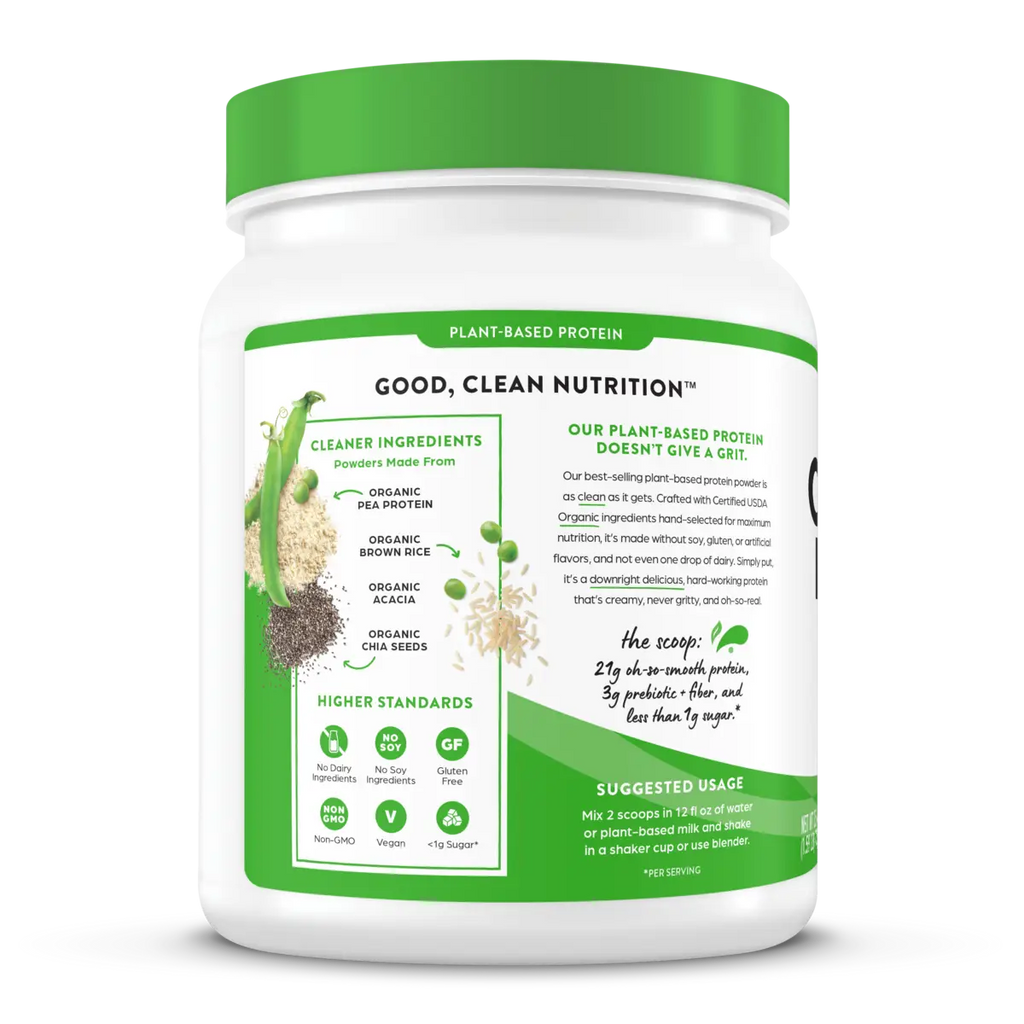 Organic Protein™ Plant Based Protein Powder - Natural Unsweetened