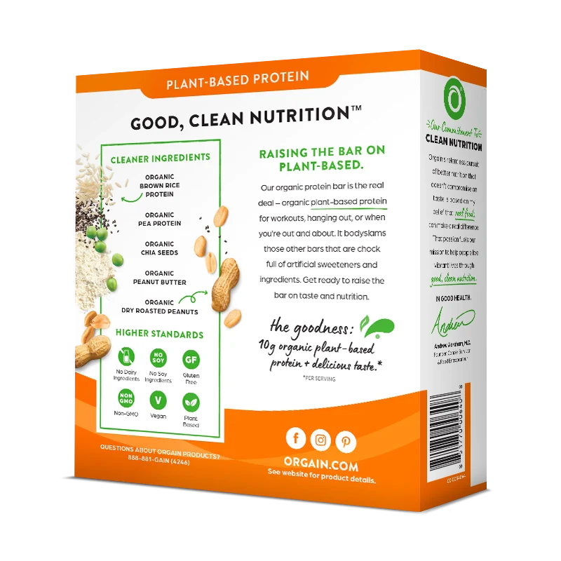 Organic Protein Bar - Peanut Butter