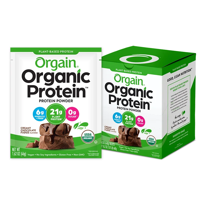 Organic Protein™ Plant Based Protein Powder - Creamy Chocolate Fudge