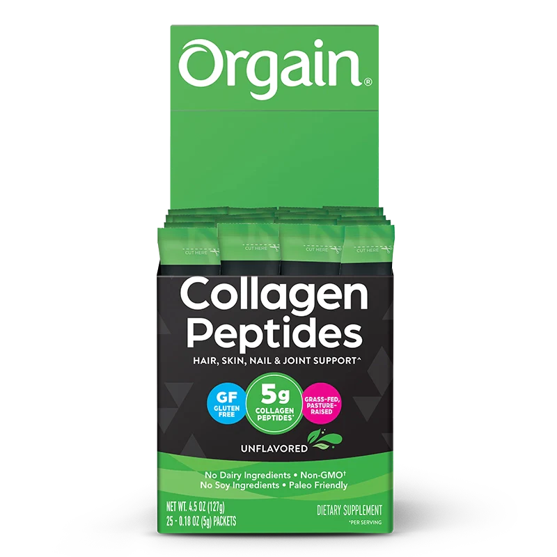 Grass Fed Pasture Raised Collagen Peptides 25 Ct Stick Pack