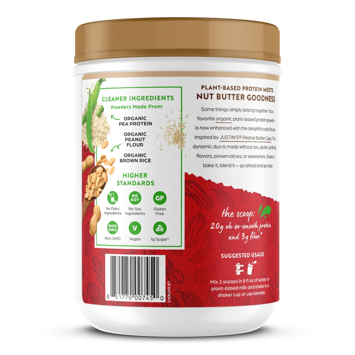 Nut Butter Protein Powder - Dark Chocolate Peanut Butter