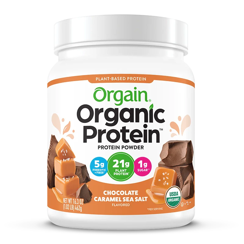 Organic Protein™ Plant Based Protein Powder - Chocolate Caramel Sea Salt