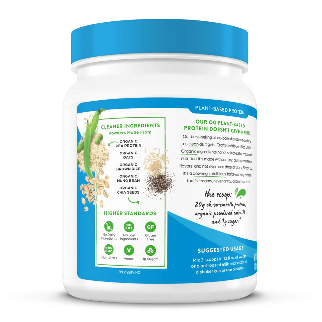 Organic Protein™ + Oatmilk Plant Based Protein Powder - Vanilla