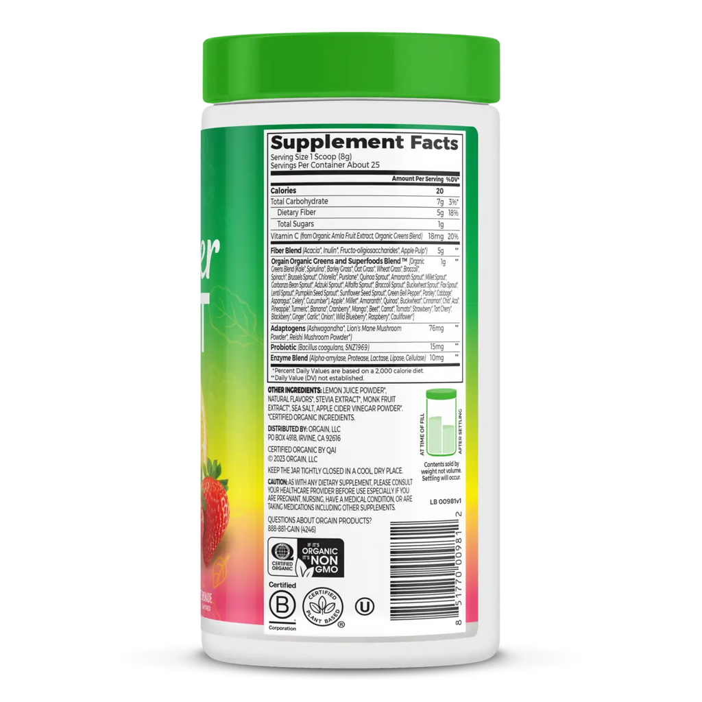 Wonder Gut Powder - Strawberry Lemonade