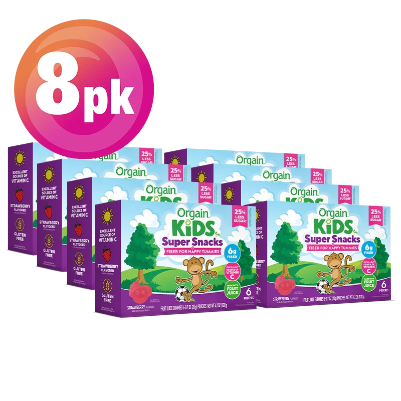 Kids Super Snacks + Fiber for Happy Tummies